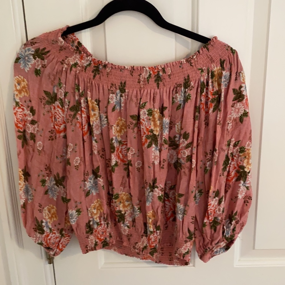 Floral summery Forever 21 Top - Picture 2 of 4